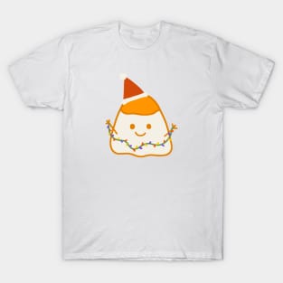 Egg Yolk in a Christmas Party T-Shirt